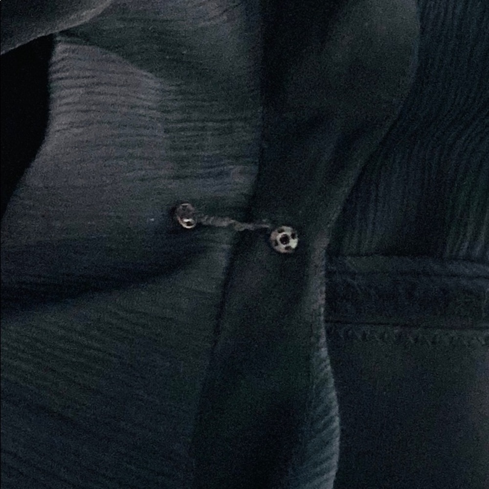 Zac Posen Black Silk Dress Size 8 - Picture 4 of 6